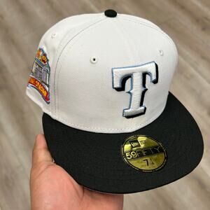 New Era Texas Rangers 2019 Final Season 59FIFTY fitted hat Cap Size 7 1/4 B10